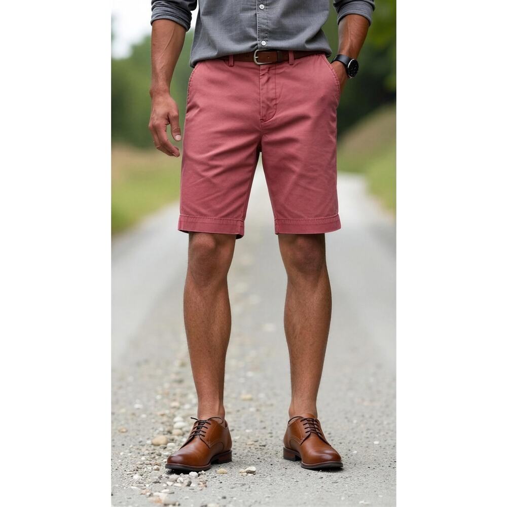 Polo Ralph Lauren‎ Men's Coral Chino Shorts Size 30 Classic Fit 9" Inseam